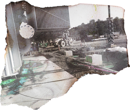 Burnt segment of a photo in a Mako power station. Credit to Krinxler.